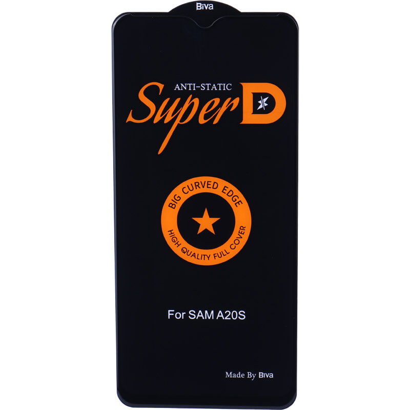 گلس Super D آنتی استاتیک بیوا Curved Edge سامسونگ Galaxy A20s