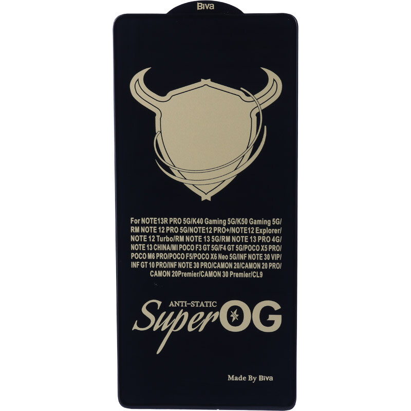 گلس Super OG آنتی استاتیک بیوا شیائومی Redmi Note 13 Pro 5G