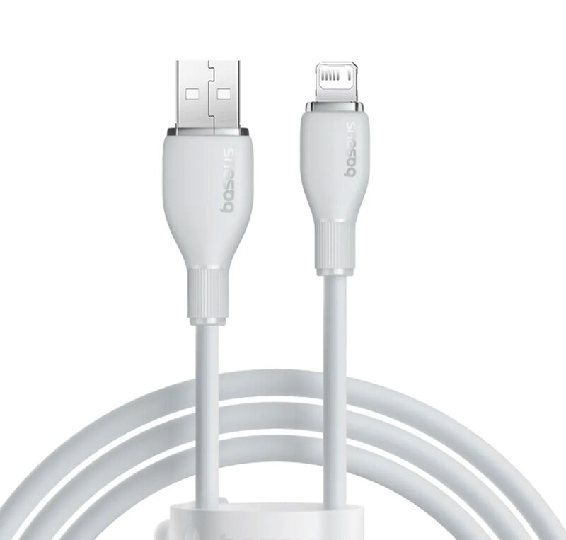 کابل آیفونی فست شارژ Baseus Pudding Series P1035570 2.4A 12W 2m
