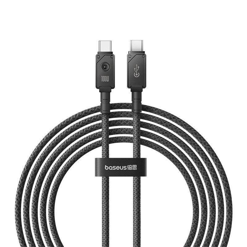 کابل دو سر تایپ سی فست شارژ 100 وات باسئوس Unbreakable Series P10355800221-01 طول 2 متر