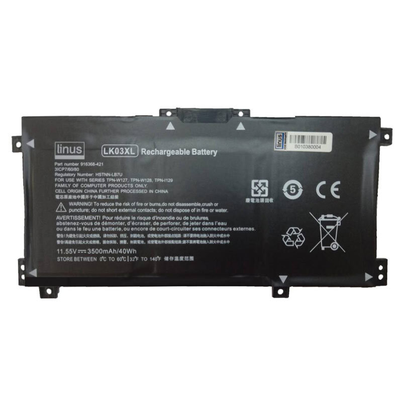 باتری لپ تاپ اچ پی Linus HP Envy x360 LK03XL 3Cell