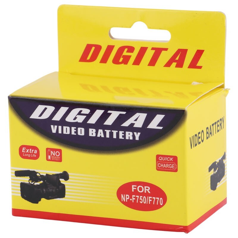 شارژر باتری دوربین عکاسی + 2 عدد باتری NP-F750/F770