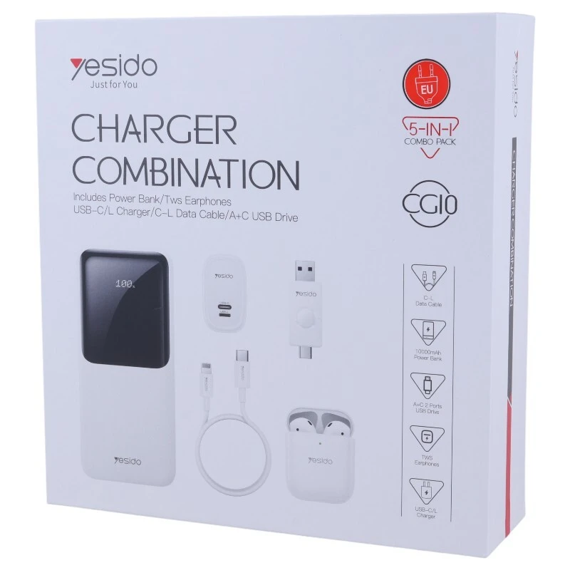 پکیج 5 عددی لوازم جانبی موبایل یسیدو CG10