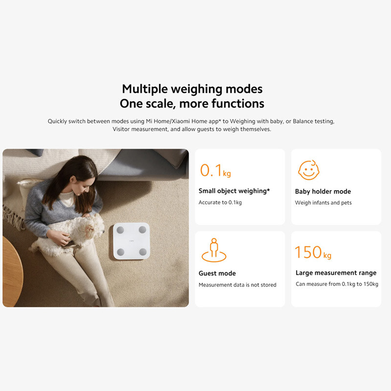 ترازو دیجیتال هوشمند Xiaomi Body Composition Scale S400