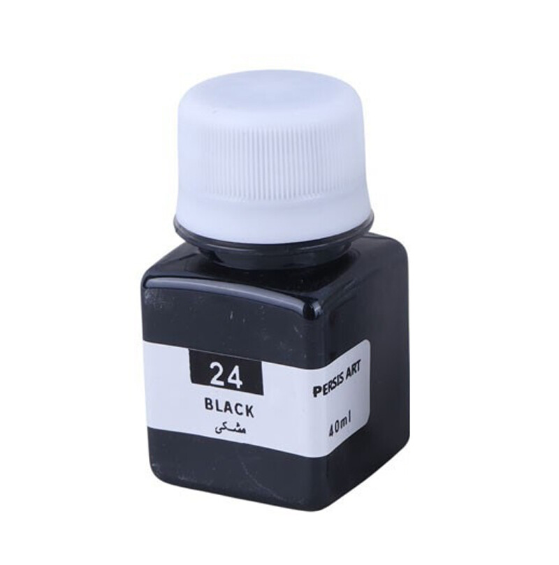 رنگ اکریلیک پرسیس آرت Black 24 حجم 40 میلی لیتر