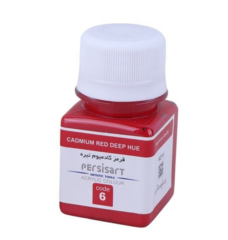 رنگ اکریلیک پرسیس آرت Cadmium Red Deep Hue 6 حجم 40 میلی لیتر