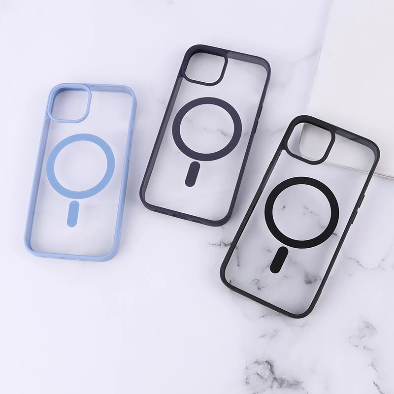 قاب PC مگ سیف آیفون iPhone 13 / 14 دور رنگی