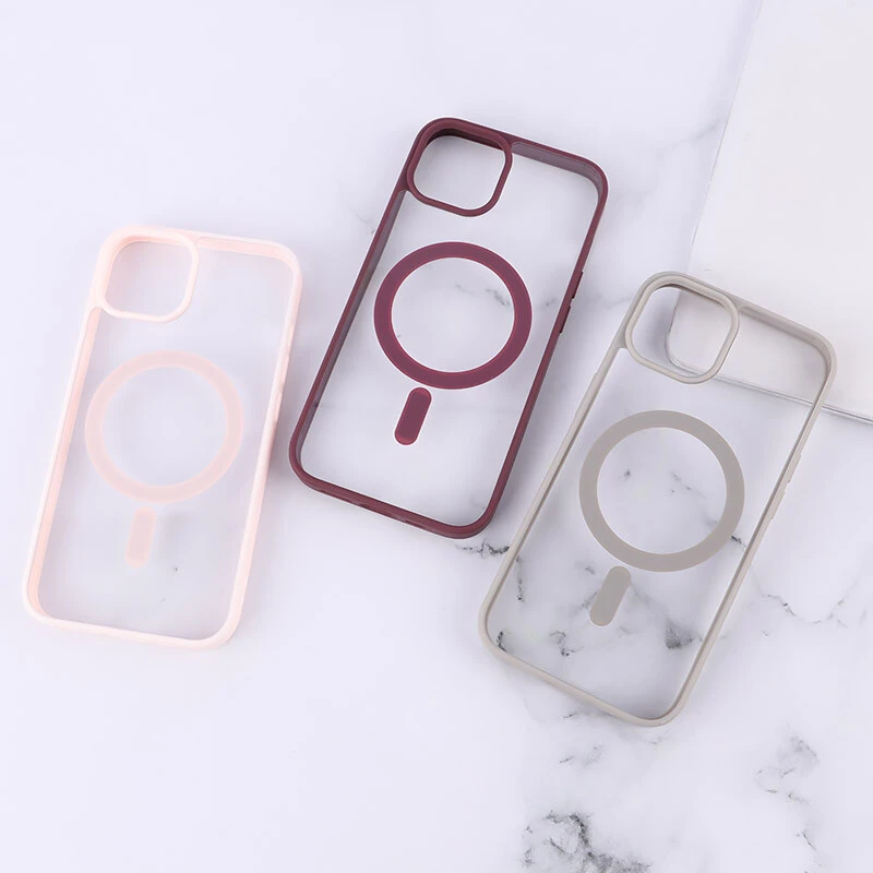 قاب PC مگ سیف آیفون iPhone 13 / 14 دور رنگی
