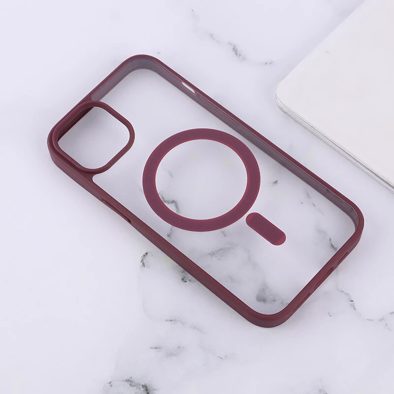 قاب PC مگ سیف آیفون iPhone 13 / 14 دور رنگی