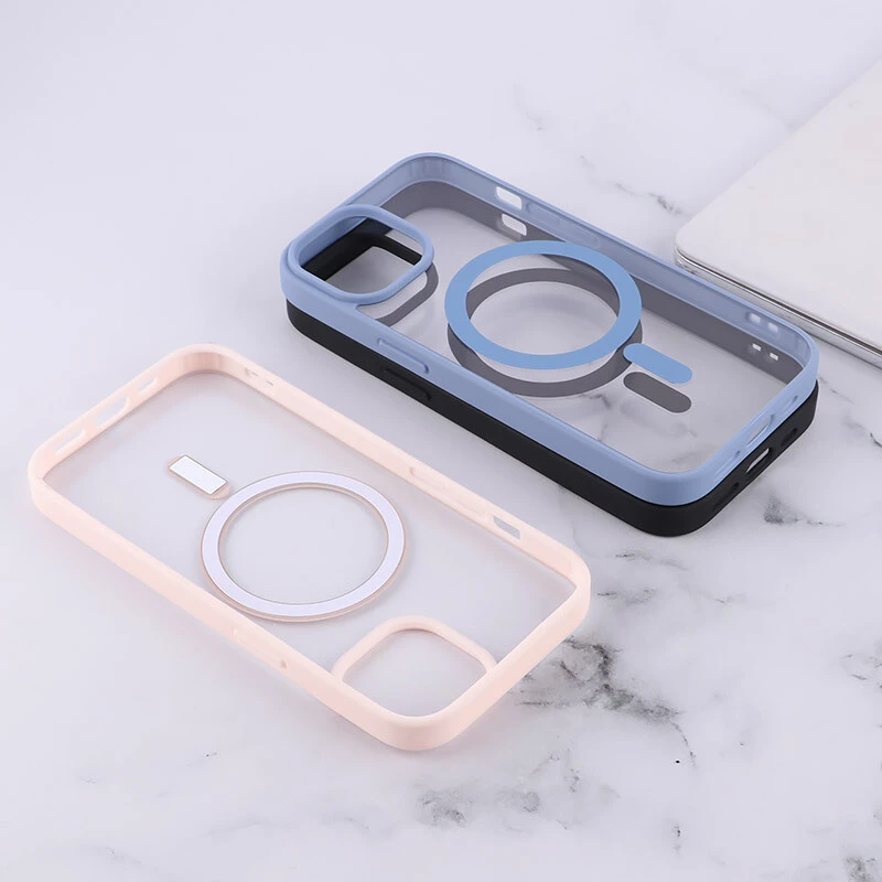 قاب PC مگ سیف آیفون iPhone 15 دور رنگی