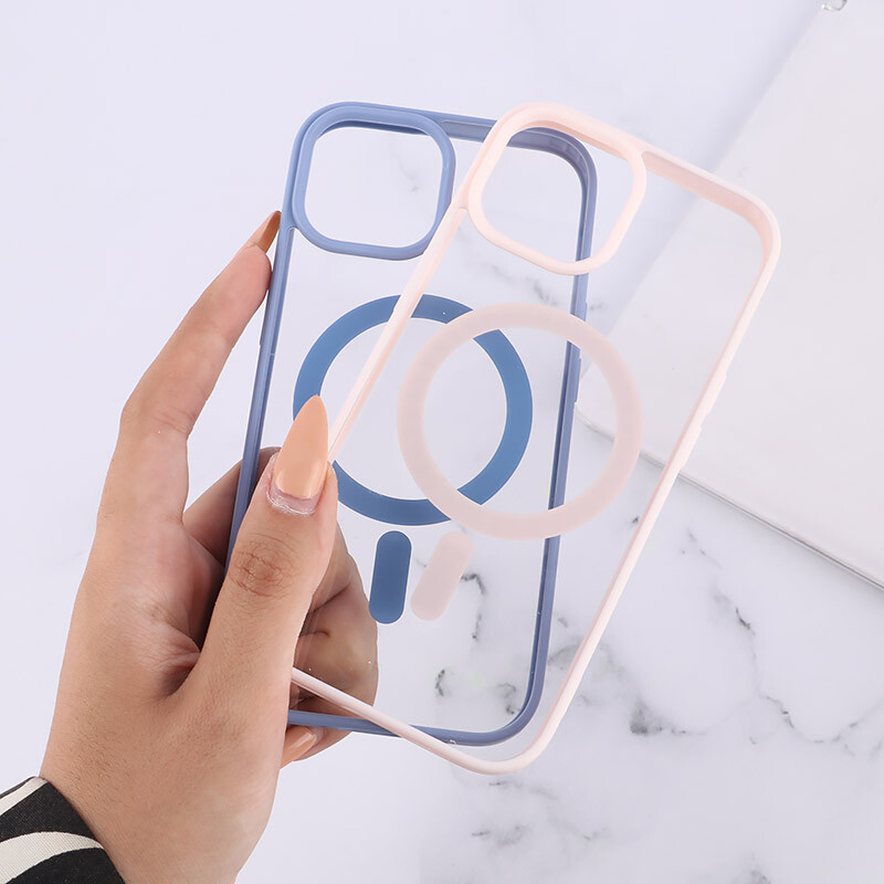 قاب PC مگ سیف آیفون iPhone 15 دور رنگی