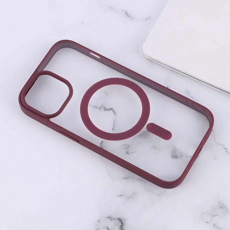 قاب PC مگ سیف آیفون iPhone 15 دور رنگی