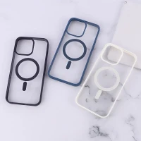 قاب PC مگ سیف آیفون iPhone 15 Pro Max دور رنگی