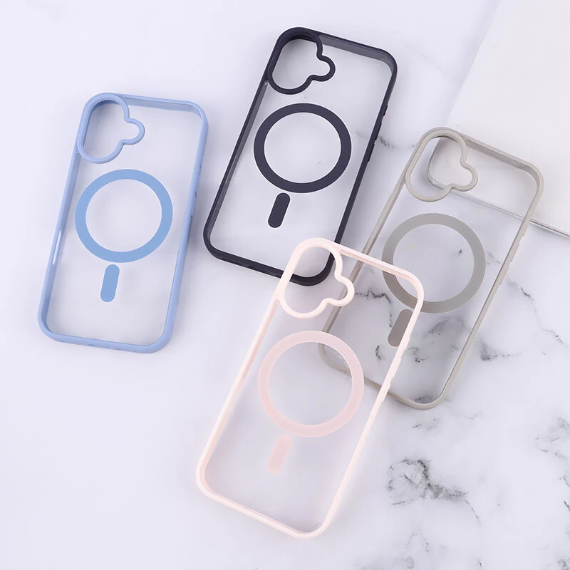 قاب PC مگ سیف آیفون iPhone 16 دور رنگی