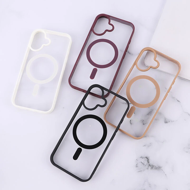 قاب PC مگ سیف آیفون iPhone 16 دور رنگی