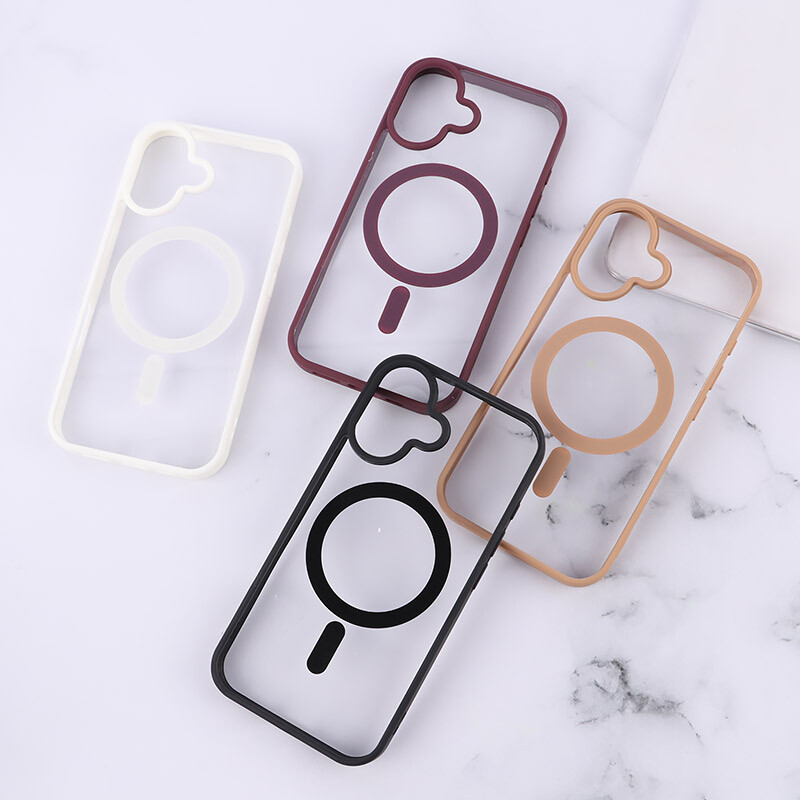 قاب PC مگ سیف آیفون iPhone 16 دور رنگی