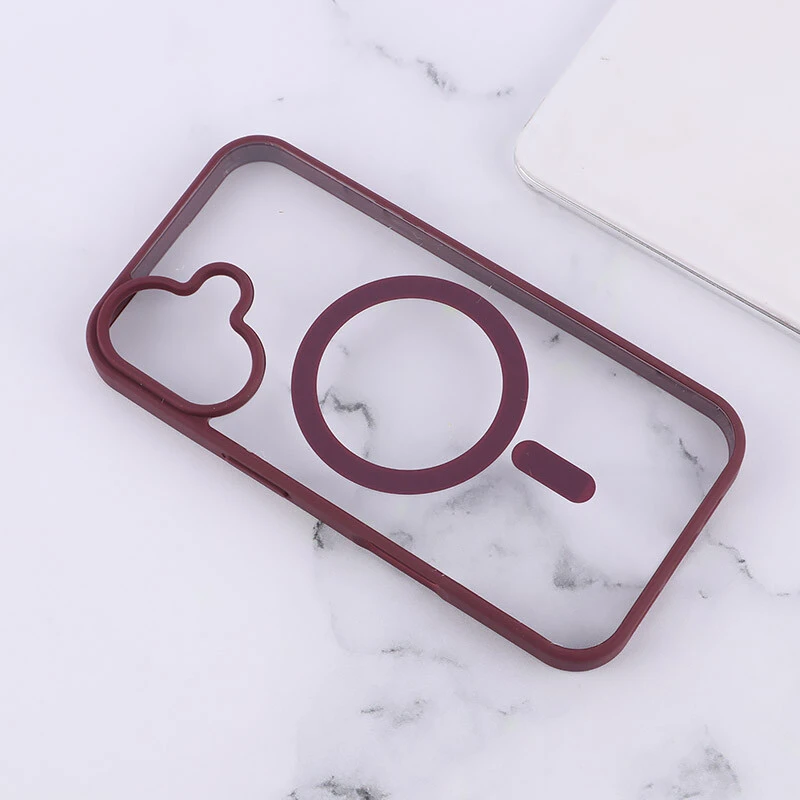 قاب PC مگ سیف آیفون iPhone 16 دور رنگی