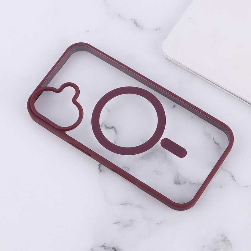 قاب PC مگ سیف آیفون iPhone 16 دور رنگی