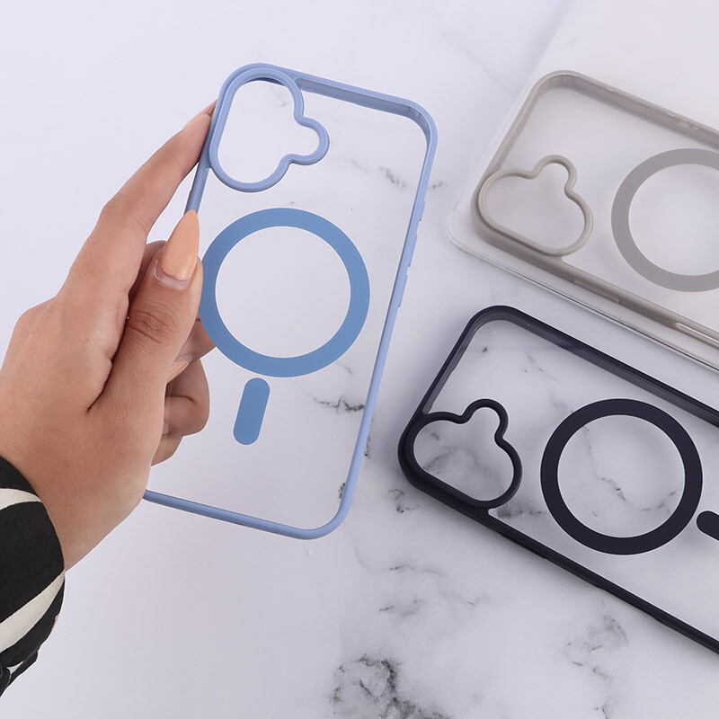 قاب PC مگ سیف آیفون iPhone 16 دور رنگی