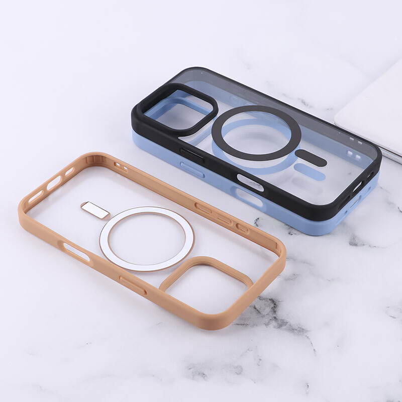 قاب PC مگ سیف آیفون iPhone 16 Pro دور رنگی