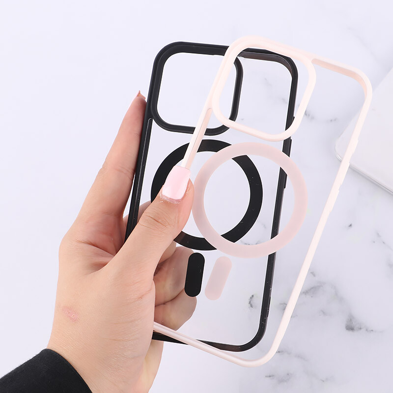 قاب PC مگ سیف آیفون iPhone 16 Pro دور رنگی