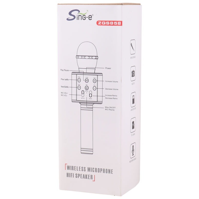 میکروفون اسپیکر سینگ ای ZQS858