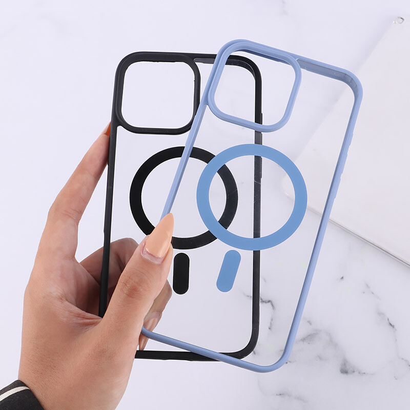 قاب PC مگ سیف آیفون iPhone 16 Pro Max دور رنگی