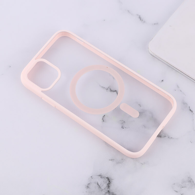 قاب PC شفاف دور رنگی مگ سیف iPhone 11