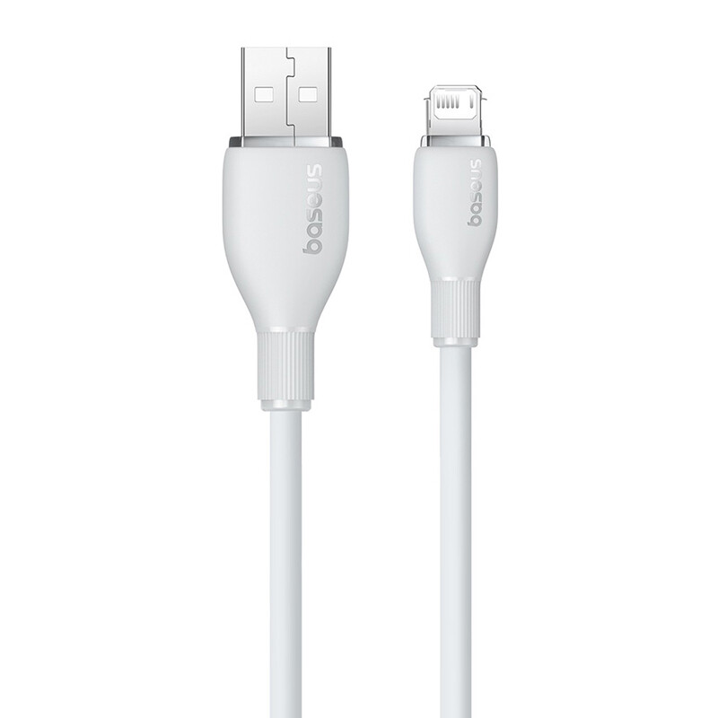 کابل لایتنینگ فست شارژ 12 وات باسئوس P1035570 طول 1.2 متر