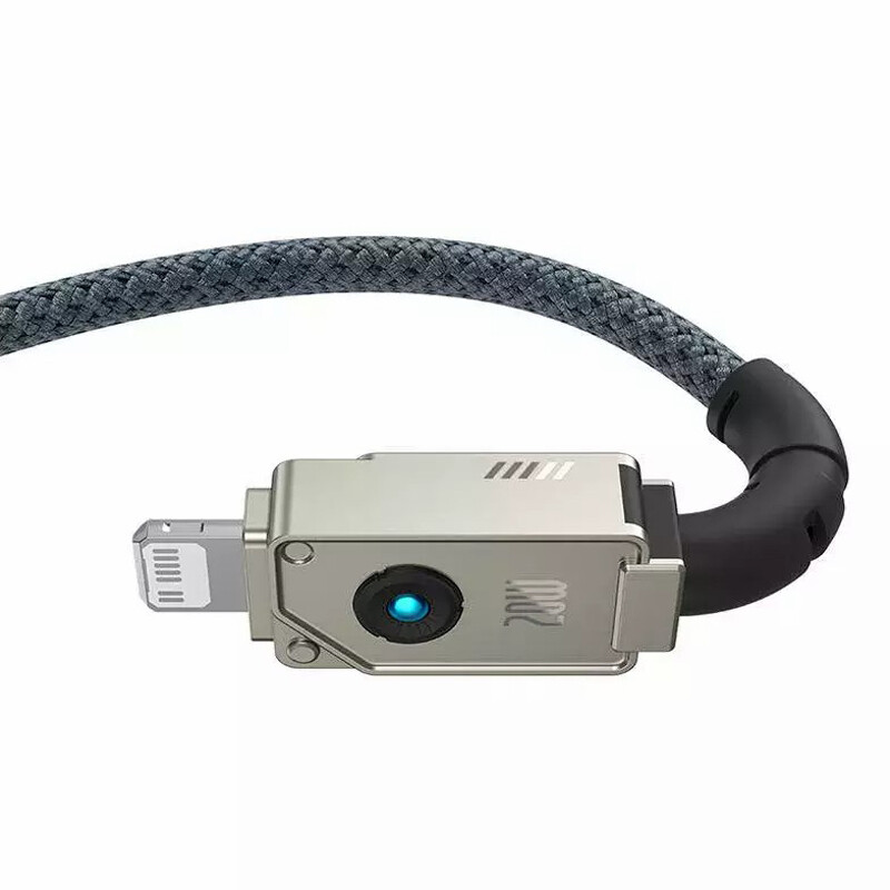 کابل تبدیل فست شارژ Baseus Unbreakable Series P10355803111 Type-C To Lightning PD 20W 1m
