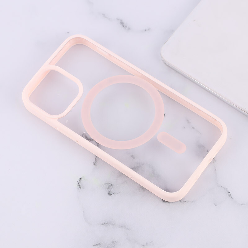 قاب PC شفاف دور رنگی مگ سیف iPhone 12 / 12 Pro