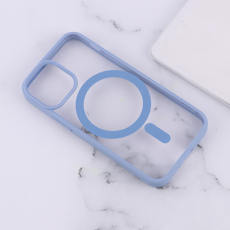 قاب PC شفاف دور رنگی مگ سیف iPhone 12 / 12 Pro