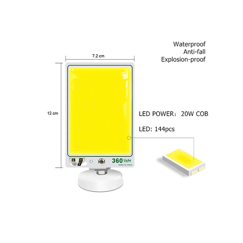 چراغ کمپینگ 360 لایت TM-12 COB