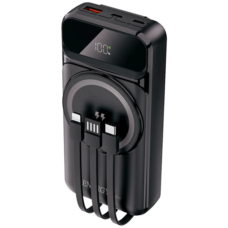 پاور بانک بی سیم فست شارژ ایکس انرژی X-827M QC3.0 PD 22.5W ظرفیت 20000 میلی آمپر ساعت