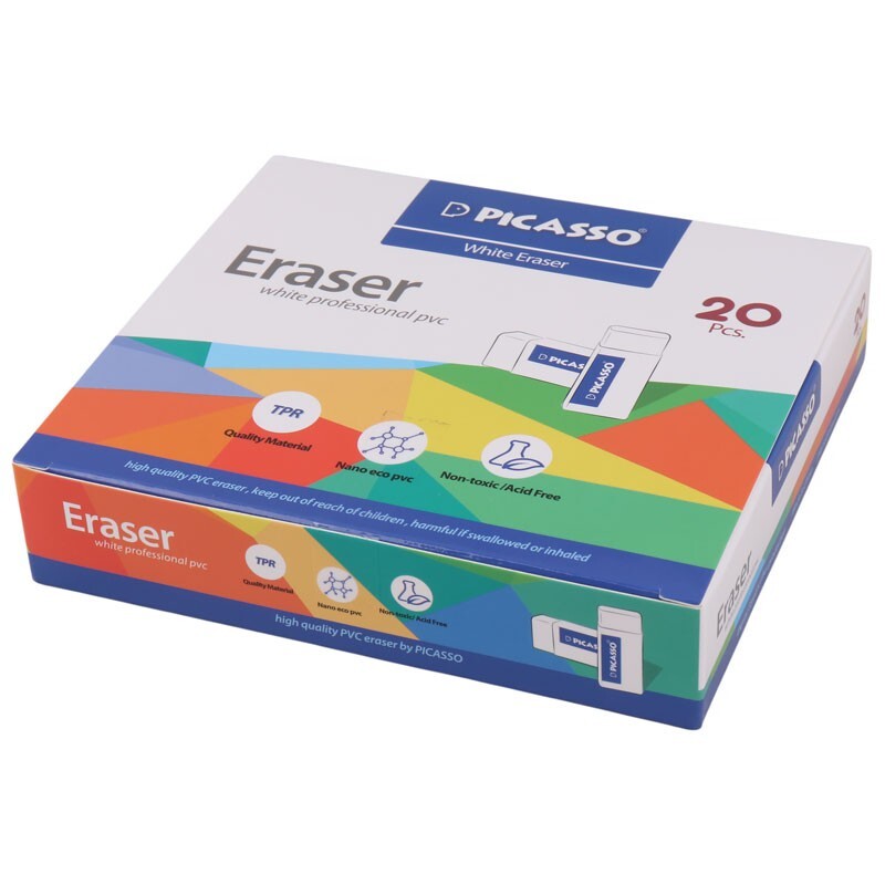 پاک کن پیکاسو Picasso E20W بسته 20 عددی