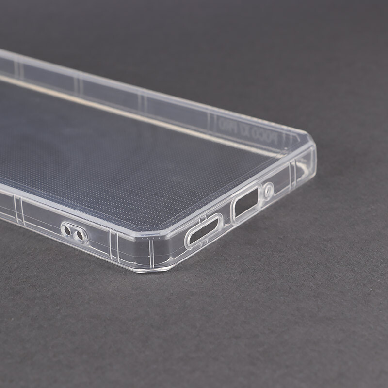 قاب ژله ای بی رنگ شیائومی Poco X7 Pro محافظ لنزدار