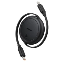 کابل تبدیل فست شارژ Baseus Free2 pull Mini CB000088 Type-C To Type-C PD 60W 1m