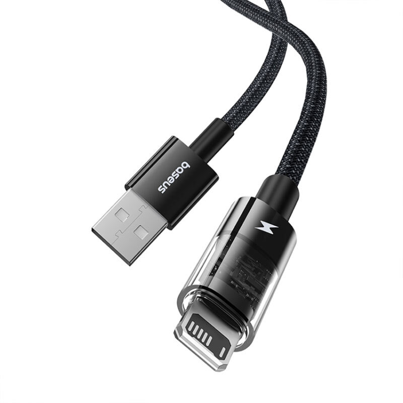 کابل آیفونی فست شارژ Baseus Gem P10373003111 2.4A 1m