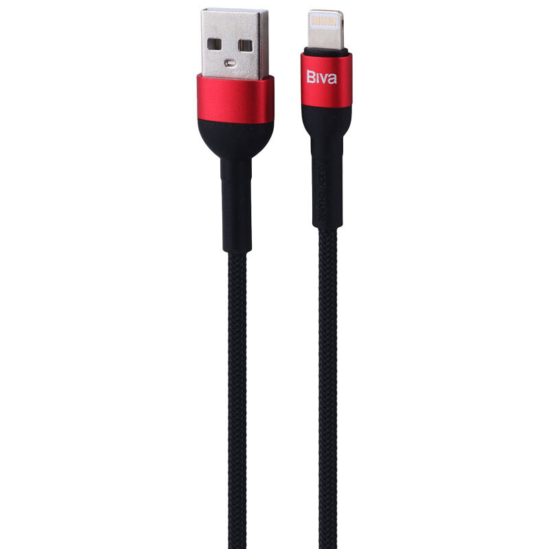 کابل آیفونی فست شارژ Biva C-15L 2.4A 1.2m