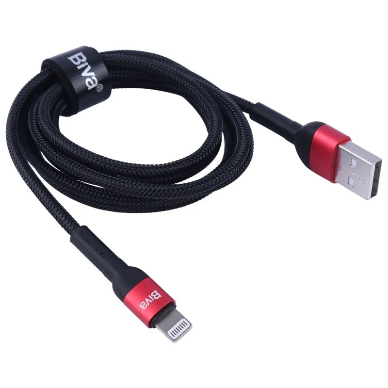 کابل آیفونی فست شارژ 2.4 آمپر بیوا C-15L طول 1.2 متر