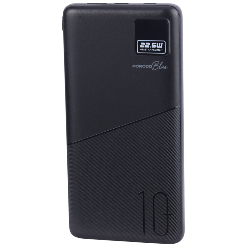 پاور بانک فست شارژ پرودو Blue PB-PBFCH053 QC3.0 PD 22.5W ظرفیت 10000 میلی آمپر ساعت