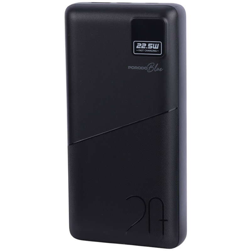 پاور بانک فست شارژ پرودو Blue PB-PBFCH054 QC3.0 PD 22.5W ظرفیت 20000 میلی آمپر ساعت