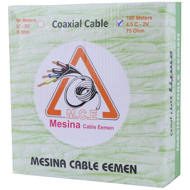 کابل آنتن کواکسیال مغزی مس مسینا Tape1 CU طول 100 متری