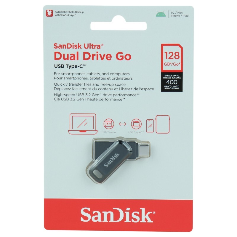 فلش 128 گیگ سن دیسک SanDisk Ultra Dual Drive Go OTG Type-C USB3.2