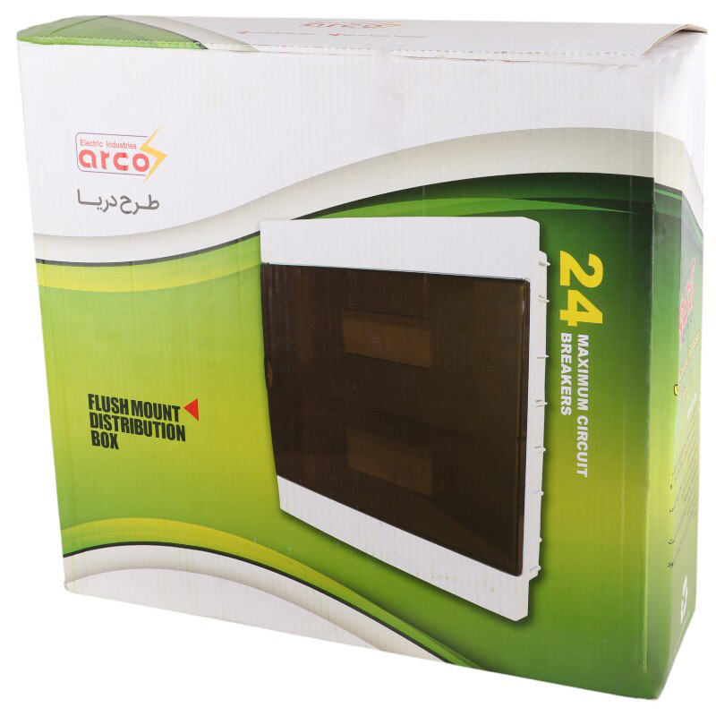 جعبه فیوز مینیاتوری توکار 24 عددی آرکو Arco ADB0012 34.5*31.5cm