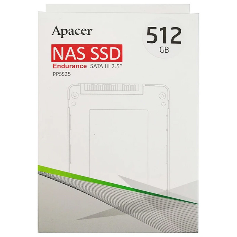 حافظه SSD اپیسر Apacer PPSS25 NAS 512GB