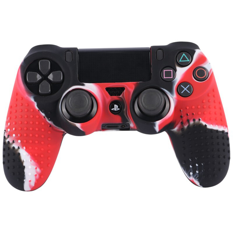 روکش دسته بازی PS4 مشکی قرمز کد 2