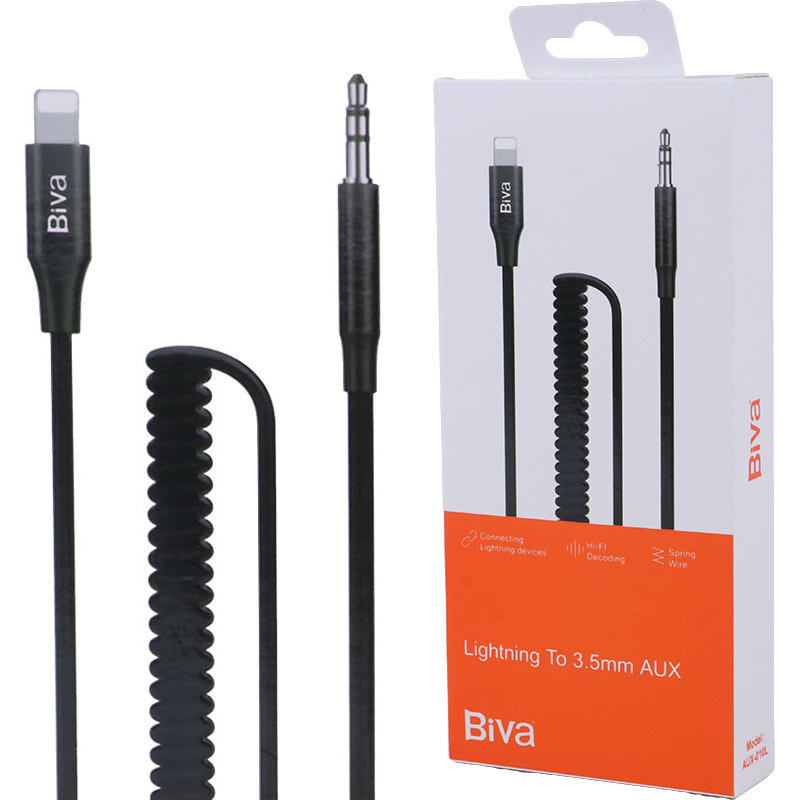 کابل تبدیل Lightning به AUX بیوا AUX-010L طول 0.5 متر