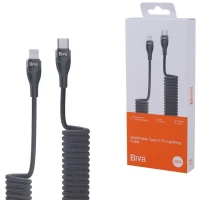 کابل تبدیل فست شارژ Biva C-25CL Type-C To Lightning 20W 1.8m
