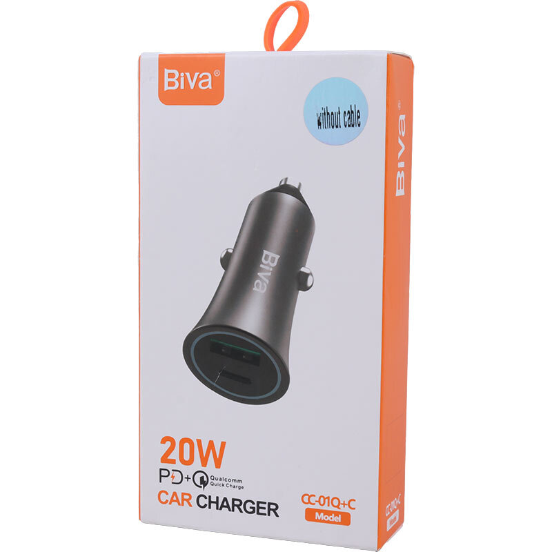 شارژر فندکی 20 وات بیوا CC-01Q+C